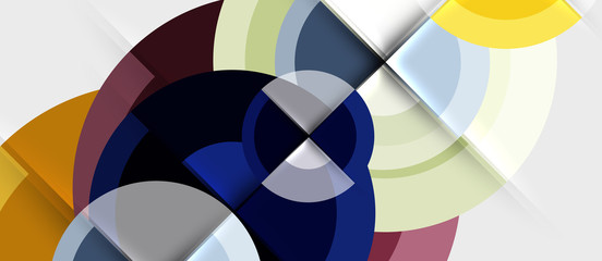 Obraz premium Geometric design abstract background - circles