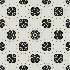 Abstract geometric seamless pattern handmade ethnic and tribal motifs. Bohemian ethnic tile printing