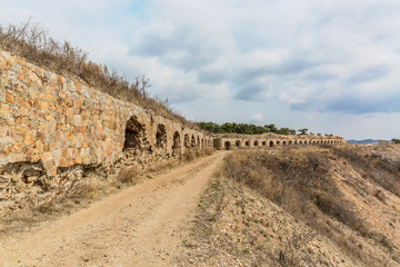 Stone ruins, Dalian Lushun Russo-Russian War ruins, Chair Hill Fort