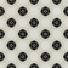 Abstract geometric seamless pattern handmade ethnic and tribal motifs. Bohemian ethnic tile printing