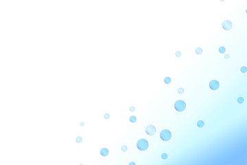 Illustration of splash or carbonate. 水しぶきまたは炭酸のイラスト