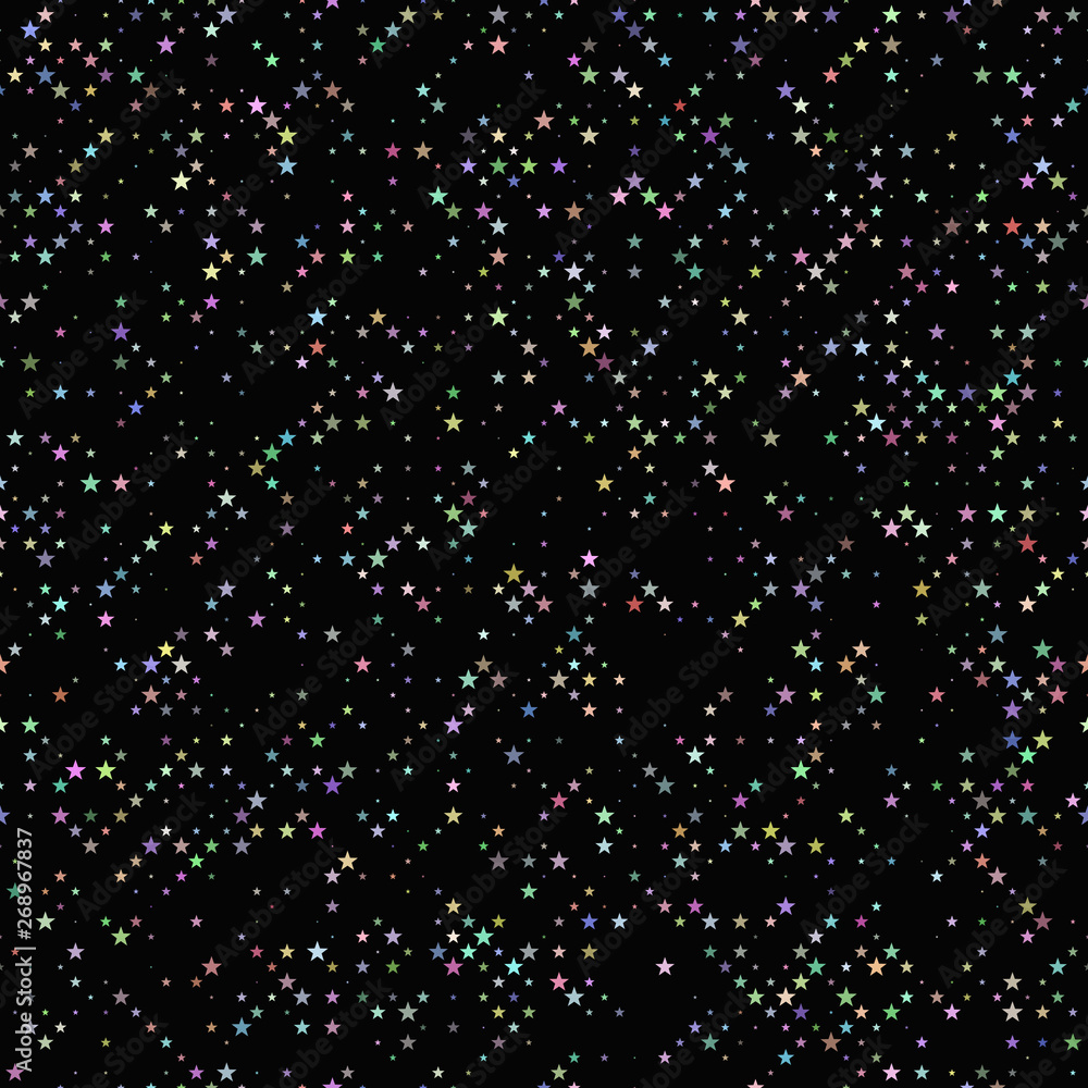 Poster abstract pentagram star pattern background - repeating graphic design
