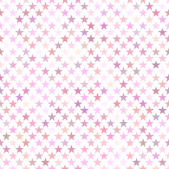 Pink seamless pentagram star pattern background - vector design