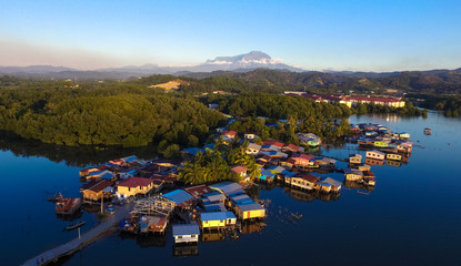 Water Village Kampung Jembulang Tuaran Sabah Malaysia