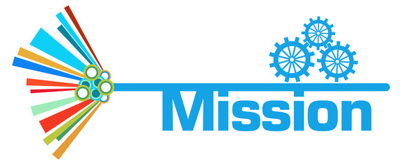 Mission Colorful Graphical Element Symbol 