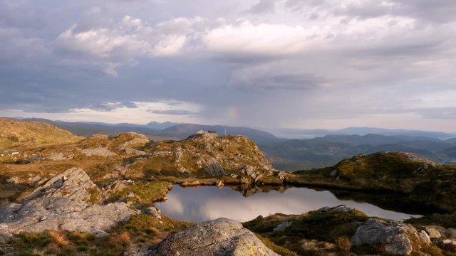 Evening at Ulriken Mountain
