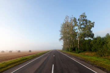 Fog road