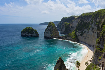 Fototapeta premium Diamond Beach at Nusa Penida, Bali, Indonesia