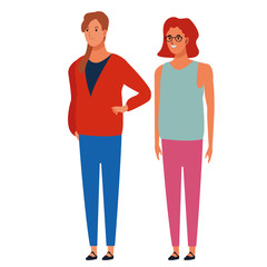 woman avatar cartoon character