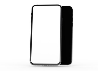 phone 3d illustration mockup smartphone