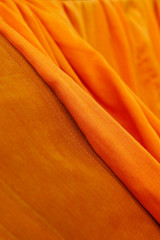 detail dress of monks hanged