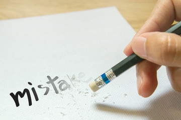 Erase the mistake concept