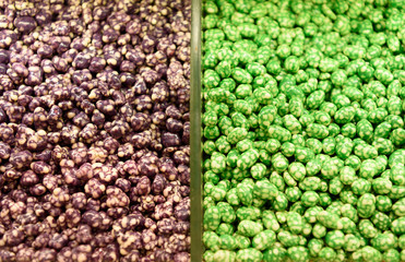 Traditional Ottoman style Turkish delight sweets