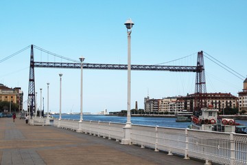 The Vizcaya Bridge, Bilbao, Spain