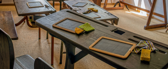 historische Schulklasse