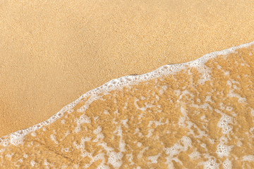 Closeup sand beach background, summer and vacation background