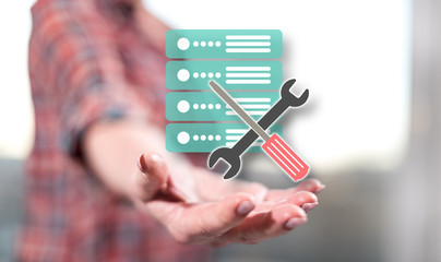 Concept of server maintenance