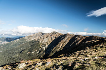 autumn Nizke Tatry mountains from Polana hill in Slovakia © honza28683