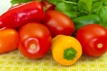 tomates et poivrons