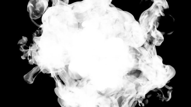 Fire explosion to the camera with Alpha Channel
