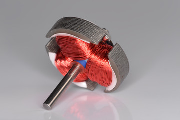 Interior of electric motor