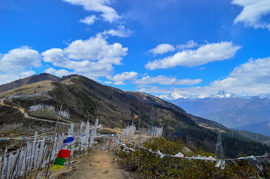Chele la pass in Bhutan