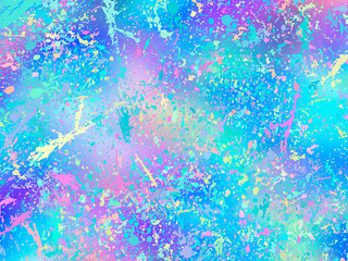 Fototapeta na wymiar Unicorn background with rainbow mesh. Fantasy gradient backdrop 