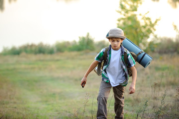 The rise of the boy downhill