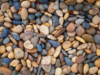 outdoor grunge stone background, pebble stone background
