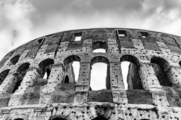 Colosseum, Coliseum or Flavian Amphitheatre, in Rome, Italy