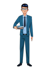businessman avatar cartoon character