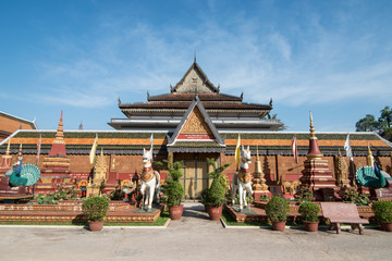 Naklejka premium CAMBODIA SIEM REAP WAT PROHM ROTH
