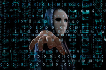 Hacker stealing network password