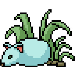 Fototapeta premium vector pixel art mouse