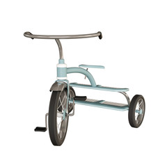 tricycle isolated on white