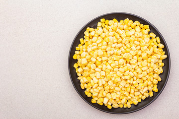 Frozen organic sweet corn