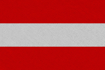 austria fabric flag