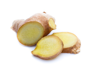 ginger on white background