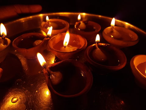 Indian Festival Diwali Deepak Lights 