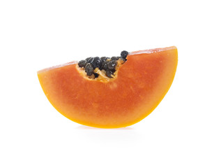 papaya isolated on a white background