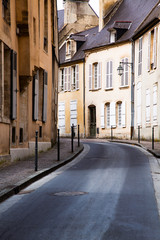 Fototapeta na wymiar street in the Old Town , Bayeux Lower Normandy