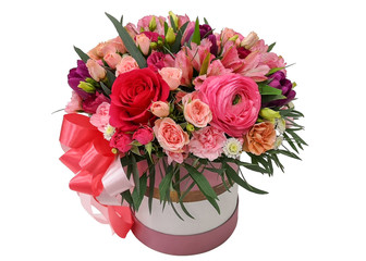 flowers hat box - 1