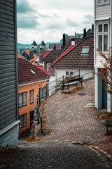 Streets of Bergen, Norway - 268998619