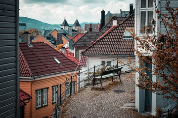 Streets of Bergen, Norway - 268998633
