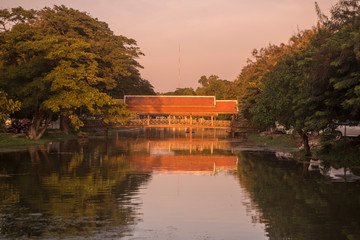 Obraz premium CAMBODIA SIEM REAP CITY RIVER