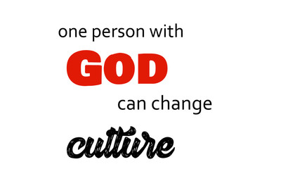 Fototapeta premium Christian quote, Typography for print or use as poster, flyer or T shirt