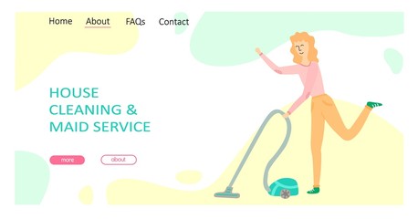 Obraz premium Cleaning service concept