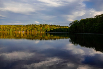 Cream Hill Lake, Connecticut, USA