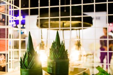 Baci of Thai culture is made from banana leaf.