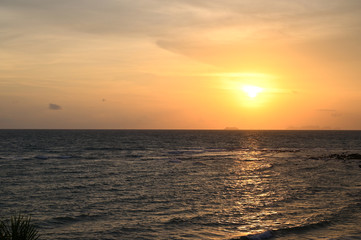 Fototapeta na wymiar Sunset in Krabi, Thailand